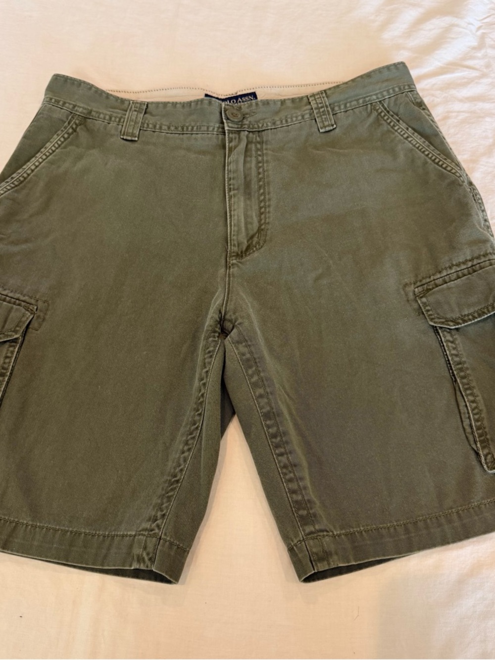 U.S. Polo Assn. Olive Green Cargo Shorts